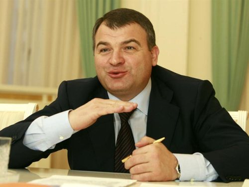Serdyukov in More Ebullient Times (photo: Russianlook.com)